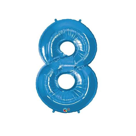 Foil Number Balloon 8 Blue | GetSet