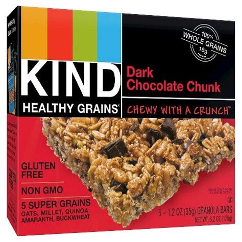 Kind® Dark Chocolate Chunk Gluten Free Granola Bars - 5 Count #TargetHappens | Gluten free ...