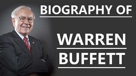 Total 47+ imagen warren buffet biography - Abzlocal.mx