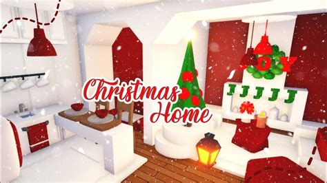 Christmas Tiny House Adopt Me Speed Build & Tour (CHEAP) | Christmas house, Christmas home ...