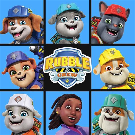 Rubble and Crew: Main Characters by xXWarLock16Xx on DeviantArt