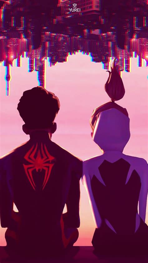 Miles Morales and Gwen Stacy Wallpaper | Spiderman, Miles spiderman ...