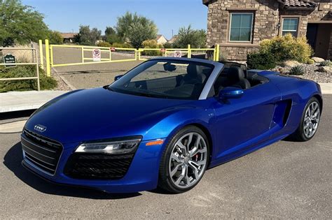 20k-Mile 2015 Audi R8 V10 Spyder 6-Speed for sale on BaT Auctions - sold for $155,000 on May 15 ...