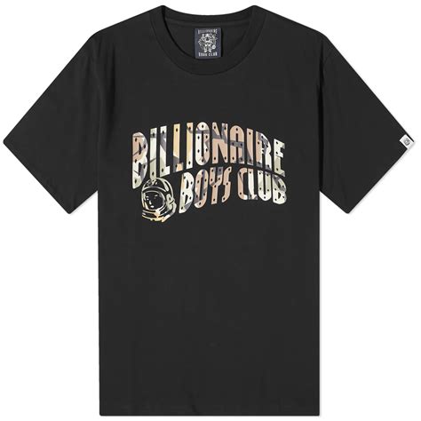 Billionaire Boys Club Camo Arch Logo T-Shirt Black | END.