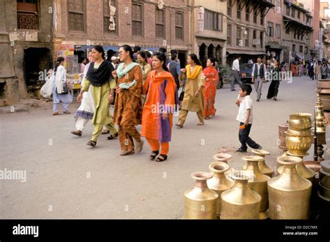 Nepal, Patan. Street Scene Stock Photo - Alamy