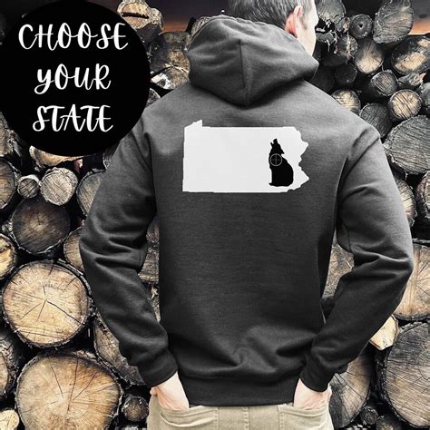 Custom Coyote Hunter Hoodie, Any State Coyote Hoodie, Coyote Hunting, Hunting Coyote, Coyote ...