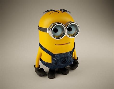 Rigged Minion 3D model rigged | CGTrader