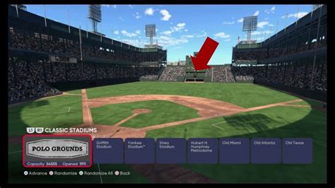 Center Field homerun polo grounds (above tall wall) MLB The Show 21 ...