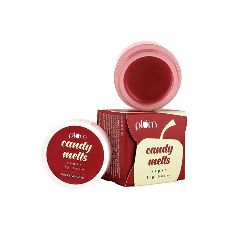 Amazon.com : Plum Red Velvet Lip Balm With Carrot Seed Oil, Cocoa & Shea Butter, Natural UV ...