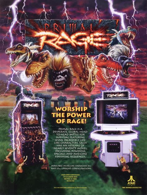 Primal Rage Arcade Game | Vintage Arcade Superstore