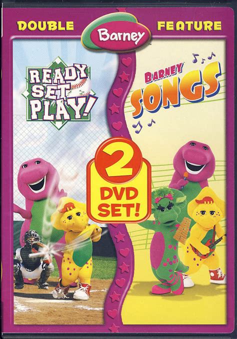 Barney (Ready Set Play!/Barney Songs) (Double Feature) on DVD Movie