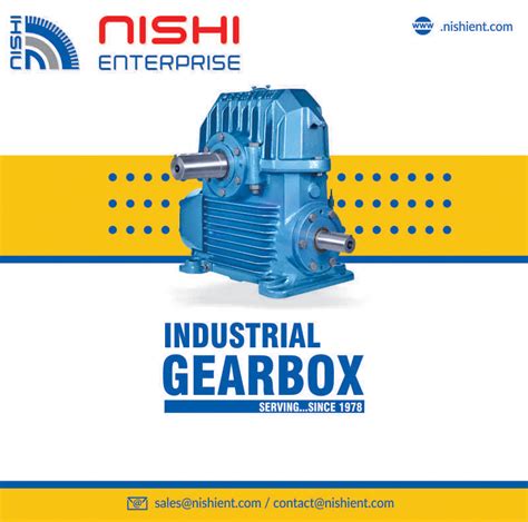 Industrial Gearbox Manufacturers, Suppliers and Exporters - Nishi ...