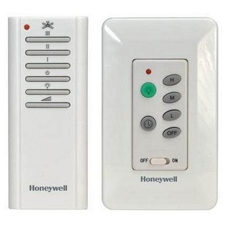 Honeywell Combo Wall and Handheld Control Ceiling Fan Remote, Model 40015 - Walmart.com