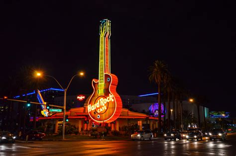 Free Images : light, road, night, guitar, evening, amusement park, usa ...