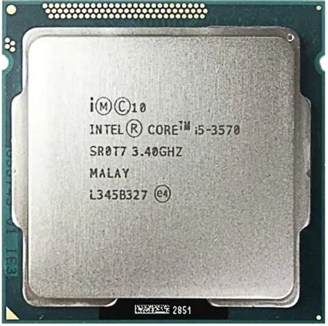 Intel Core i5-3570 Quad-Core Processor 3.4 GHz 6 MB Cache LGA 1155 ...