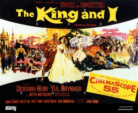 the King and I- Movie Poster Stock Photo - Alamy