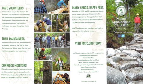 Maine Appalachian Trail Club Brochure – Maine Appalachian Trail Land Trust