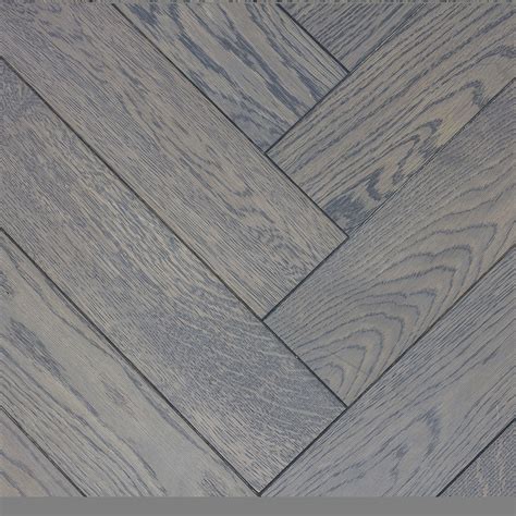 Engineered, Oak, Herringbone, Cloudy Grey, Matt Lacquered Code MO-1033 Grey Engineered Wood ...