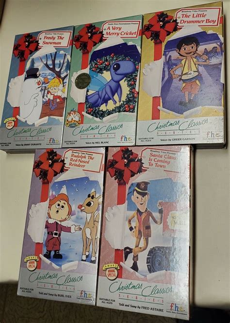 Family Home Entertainment Christmas Classics Series Vhs