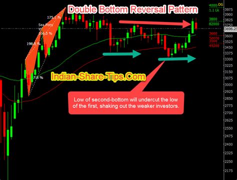 Double Bottom Chart Reversal Pattern Exhibited by Britannia | Indian ...