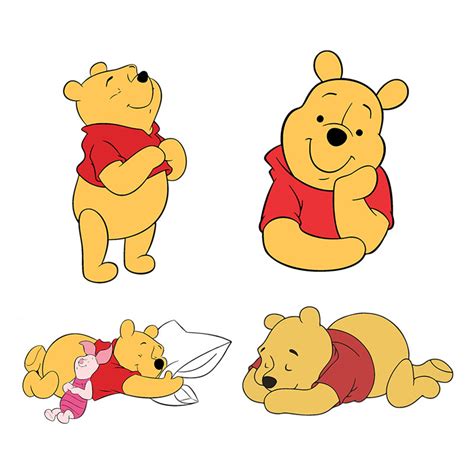 Craft Supplies & Tools Woodworking & Carpentry Pooh Bear Layered SVG files|Cricut Silhouette ...