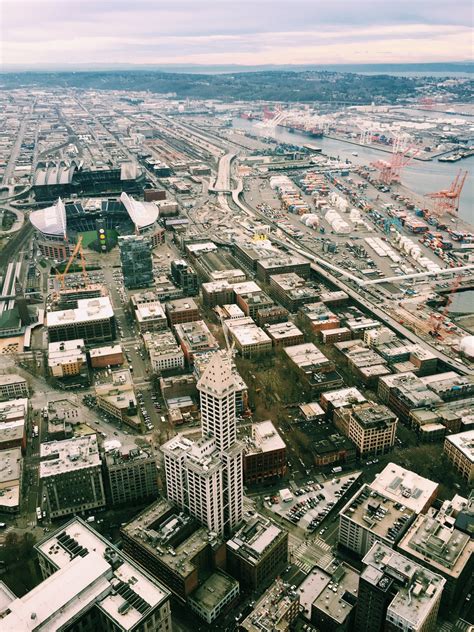 View from the Sky View Observatory at the Columbia... - Seattle Stroll