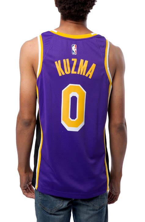 NIKE Los Angeles Lakers Kyle Kuzma Statement Edition Jersey AA7097 512 - Shiekh