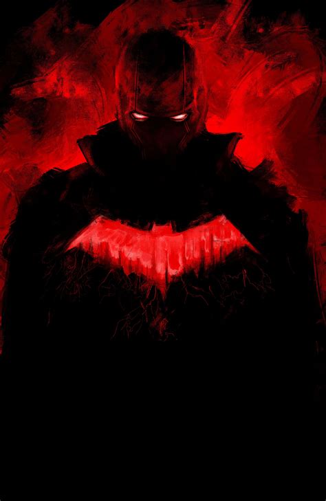 Red Hood Bat Symbol Wallpaper