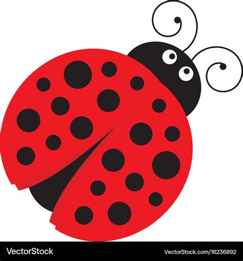 Ladybug Cartoon Royalty Free Vector Image Vectorstock | The Best Porn Website