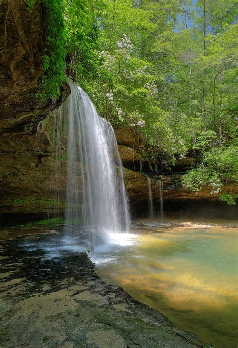 South Caney Creek Falls Photograph by Les Griffith | Fine Art America