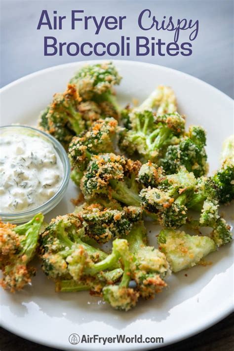 Air Fryer Broccoli Bites Recipe BREADED & CRISPY | Air Fryer World