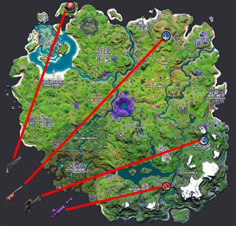 Fortnite: Where To Find All Exotic Weapons In Season 7