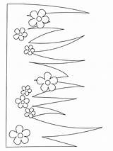 Grass coloring pages sketch template