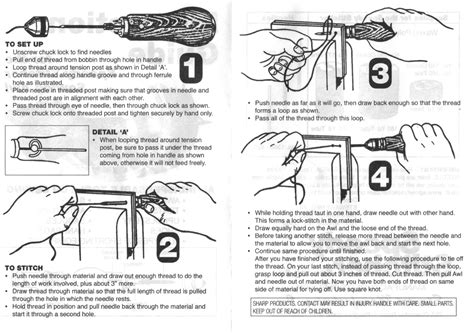 How To Use A Sewing Awl