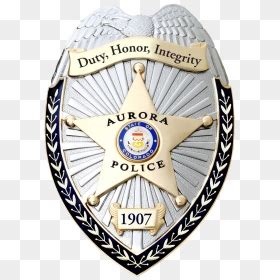 Cops Png , Png Download - Aurora Police Department Badge, Transparent Png - vhv