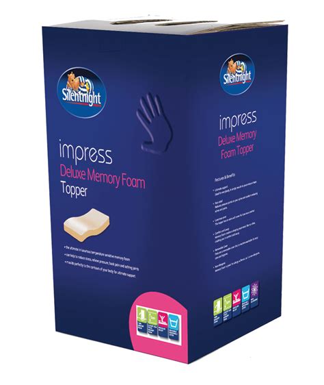 Silentnight Impress 5cm Depth Memory Foam Mattress Topper - Double / King Size | eBay