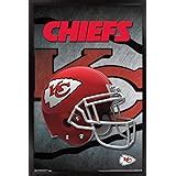 Amazon.com: Trends International NFL Kansas City Chiefs - Drip Helmet ...