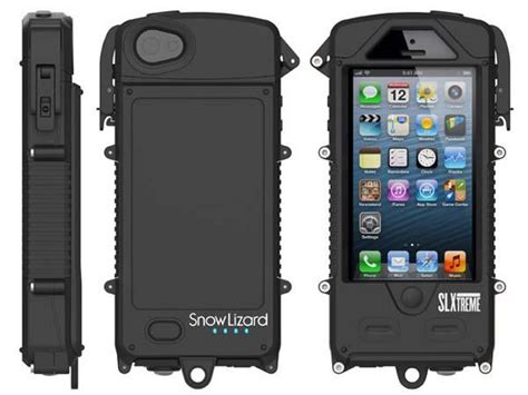 Snow Lizard SLXtreme 5 Waterproof iPhone 5s Case with Solar Charger ...