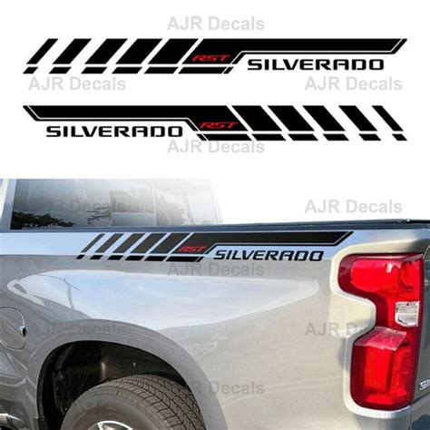 Silverado RST Decals Fits Truck Chevrolet Silverado Bedside - Etsy