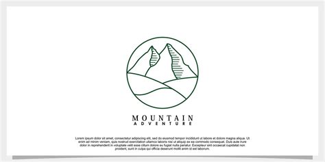 mountain adventure logo design illustration with creative concept ...