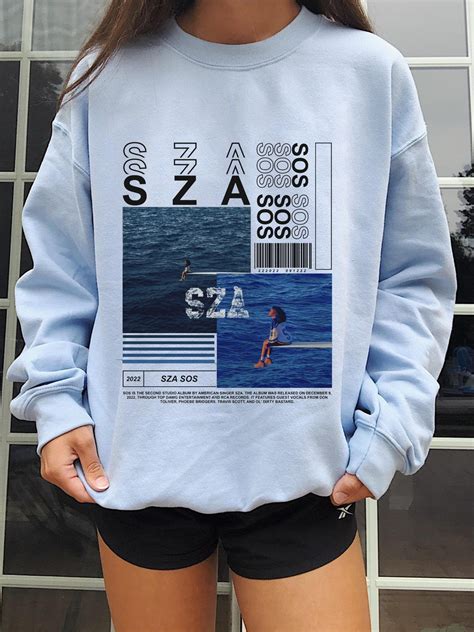 SZA SOS Tour 2023 Poster Sweatshirt, Sza Merch, Sza Merchandise Sweatshirt