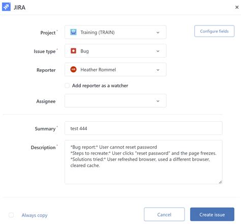 Jira Integration : Create a template for the description field of the Jira ticket – Zendesk help