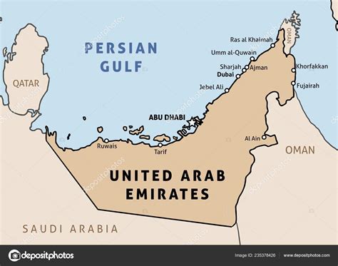 Uae Map