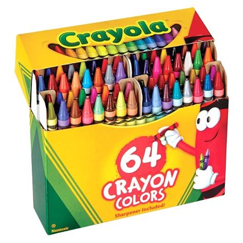 Target: Crayola Crayons 64 pack $2.99 (Free Store Pickup)