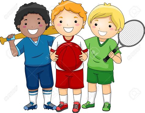 sports clipart - Yahoo Image Search Results | Little boys, Clothes clips, Illustration