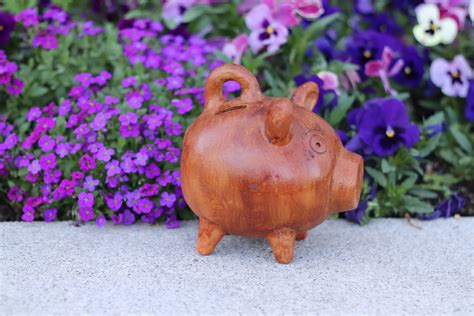 Ceramic Piggy Bank, Smash Coin Holder, Clay Toy Bank, Mexican Pottery ...