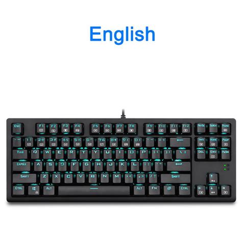 Buy E-YOOSO K620 USB Mechanical Gaming Keyboard Blue Switch 87 Key Backlit at a cheaper price on ...