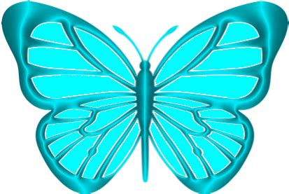 a blue butterfly is shown on a white background