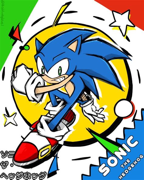 Sonic The Hedgehog thatfunkyblue - Illustrations ART street