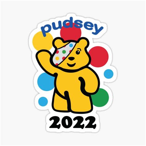 "Pudsey Merch Pudsey 2022" Sticker for Sale by SalMaiShop | Redbubble